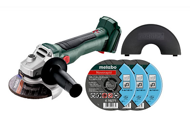 Акумуляторна болгарка Metabo W 18 L BL 9-125 Set Каркас, 691224000 Фото 1