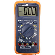 Мультиметр для вимірювання електричних параметрів VOREL 81783 цифровий, висота цифр 25 мм