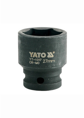 Головка торцевая ударная шестигранная YATO YT-1017 1/2" М27 x 43 мм Фото 1
