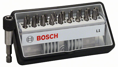 Набір біт  Bosch Robust Line Extra-Hart L1, 19 шт Фото 1