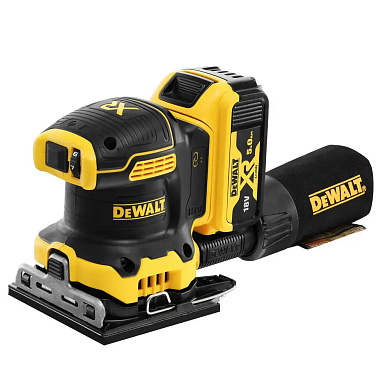 Шліфмашина вібраційна акумуляторна DeWALT DCW200P2 Фото 1