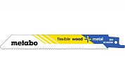 Сабельное полотно Metabo Flexible Wood and Metal 150 мм, 5 шт 631492000