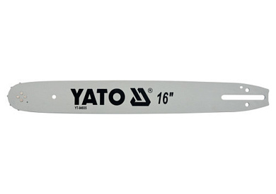 Шина направляющая цепной пилы YATO YT-84935 L= 16"/ 40 см (56 звеньев) для цепей YT-84953, YT-84960 Фото 1