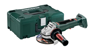 Акумуляторна болгарка Metabo WPB 18 LTX BL 125 Quick Каркас + MetaLoc (613075840) Фото 1