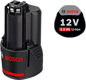 Аккумуляторная батарея Li-ion Bosch GBA 12 V, 2.5 Ач
