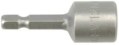 Насадка торцевая магнитная 6-гранная YATO YT-1517 HEX M12 x 48 мм HEX Ø= 1/4" Фото 1