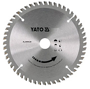 Диск пильный по алюминию YATO YT-60929 210/30 мм 60 зубцов