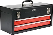 Ящик для інструменту Yato металічний з 2-ма шухлядами 218х255х520 мм (YT-08872)