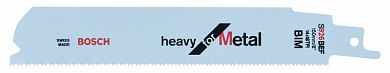Сабельное полотно по металлу Bosch Heavy for Metal S 926 BEF, 5 шт Фото 1