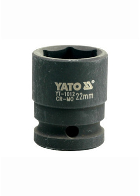 Головка торцевая ударная шестигранная YATO YT-1012 1/2" М22 x 39 мм Фото 1