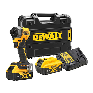 Шурупокрут ударний акумуляторний безщітковий DeWALT DCF850P2T Фото 1