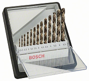Набір свердел по металу Bosch Robust Line HSS-Co, 13 шт