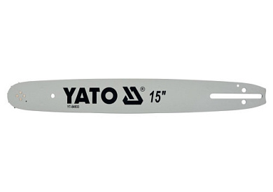 Шина направляюча ланцюгової пили YATO YT-84933 L=15"/ 38 см (64 ланки) для ланцюгових пил YATO YT-84905, YT-84945, YT-84962 Фото 1