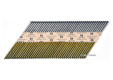 Гвозди для пневматического пистолета VOREL 72013 L=90 мм, Ø=2.8 мм, угол-34°, 2000 шт Фото 1