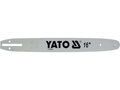 Шина направляющая цепной пилы YATO YT-84919 L= 16"/ 40 см (56 звеньев) для цепей YT-849477 Фото 1