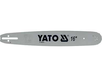 Шина направляющая цепной пилы YATO YT-849331 L= 16"/ 40 см (66 звеньев) для цепей YT-849451 Фото 1
