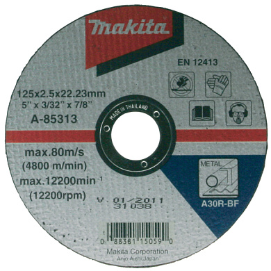 Відрізний диск увігнутий Makita 180 мм (D-18580) Фото 1