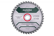 Пиляльний диск Metabo Precision cut Classic HW/CT 254х2.4/1.6x30, Z40 WZ 20° 628325000