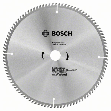 Диск пильный Bosch Optiline Wood ECO 305х30, Z100 Фото 1