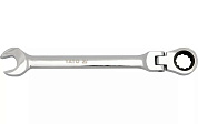 Ключ рожково-накидный с трещоткой и шарниром Yato 12 мм/170 мм (YT-1678)