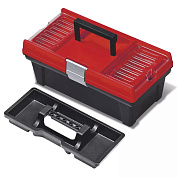 Ящик для інструментів Haisser Staff Carbo з лотком та металевими замками 12 312х167х130 мм