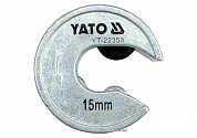 Труборіз YATO YT-22353 для труб Ø= 15 мм, габарит Ø= 48 мм, алюміній /мідь /пластик