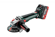 Аккумуляторная болгарка Metabo WB 18 LT BL 11-125 Quick LiHD 2x8.0 Ач, 613054810