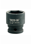 Головка торцева ударна шестигранна YATO YT-1015 1/2" М25 x 43 мм