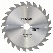 Диск пильный Bosch Optiline Wood ECO 230х30, Z24