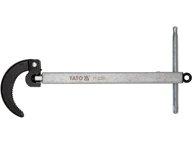 Ключ крюковой трубный к сантехническим трубам YATO YT-22251: L= 230-410 мм, до Ø= 32-63,5 мм Фото 1
