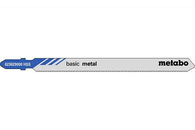 Лобзикове полотно Metabo Basic Metal T 318 A, 25 шт 623623000 Фото 1