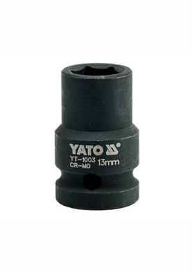 Головка торцева ударна шестигранна YATO YT-1003 1/2" М13 x 39 мм Фото 1