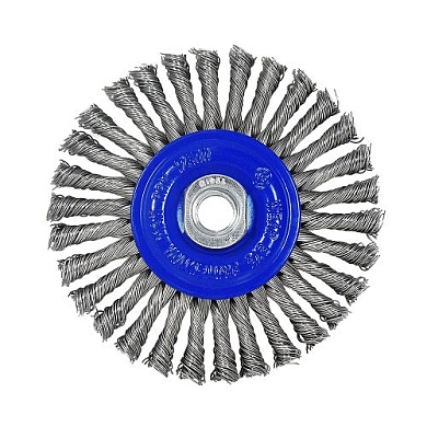 Щетка дисковая S&R, нержавеющая плетенная проволока 115 (135556115) Фото 1