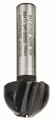 Галтельная фреза Bosch Standard for Wood 8x20x46 мм Фото 1