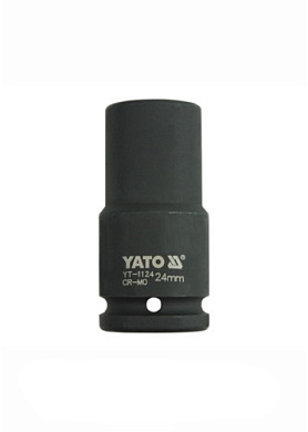 Головка торцевая ударная шестигранная YATO YT-1124 3/4" М24 x 90 мм Фото 1