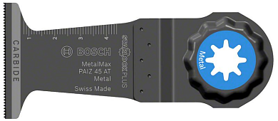 Погружное пильное полотно Bosch Starlock Plus Carbide Metal Max PAIZ 45 AT Фото 1