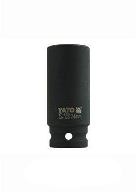 Головка торцева ударна шестигранна YATO YT-1044 1/2" М24 x 78 мм Фото 1