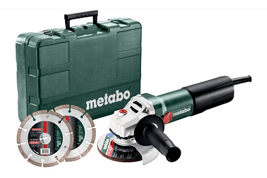 Болгарка Metabo WQ 1100-125 Set, 610035510 Фото 1