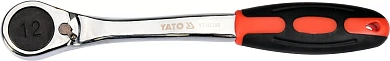 Тріскачка з шестигранником Yato HEX12 72T Cr-V c прогумованою рукояткою (YT-02395) Фото 1