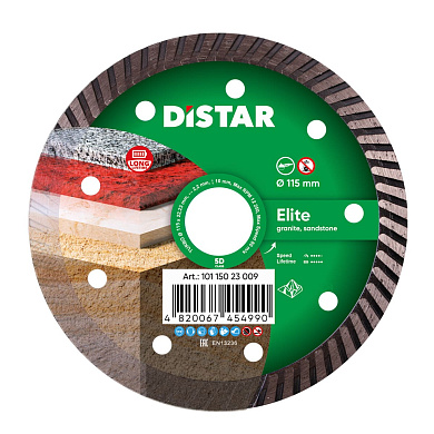 Диск алмазний Distar Turbo Elite 115 x 2,2 x 8 x 22,23 Фото 1
