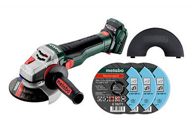 Акумуляторна болгарка Metabo WB 18 LTX BL 15-125 Quick Set Каркас, 691226000 Фото 1