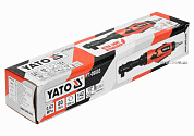 Тріщатка пневматична YATO YT-09803 квадрат- 1/2", F= 80 Нм, споживання повітря- 142 л/хв, тиск- 6.3 Bar