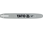 Шина направляющая цепной пилы YATO YT-84918 L= 14"/ 36 см (52 звеньев) для цепей YT-849475