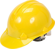 Каска для захисту голови VOREL 74172 жовта з матеріалу HDPE