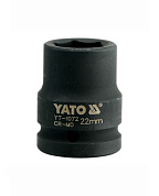 Головка торцева ударна шестигранна YATO YT-1072 3/4" М22 x 50 мм