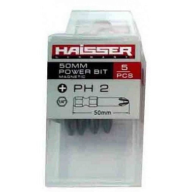 Набір біт Haisser 18011 PH2 х 50 мм, 5 шт Фото 1