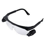 Защитные прозрачные очки с LED элементами WERK 20022 серия PRO