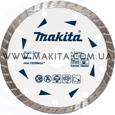 Алмазный диск 115 мм Makita (D-52794) Фото 1