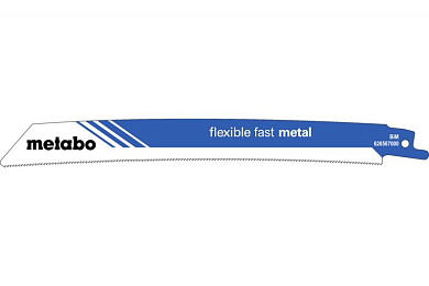 Сабельное полотно Metabo Flexible Fast Metal 225 мм, 5 шт 626567000 Фото 1