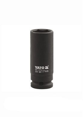 Головка торцева ударна шестигранна YATO YT-1175 1" М27 x 90 мм Фото 1